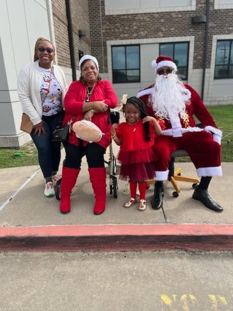 Candace N. Newell at a community holiday event