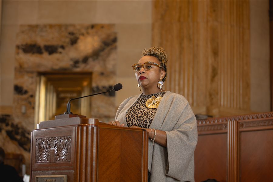 Candace N. Newell speaking on the Louisiana House floor